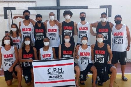 Praia Grande brilha no handebol de areia masculino e é prata no Rio de Janeiro